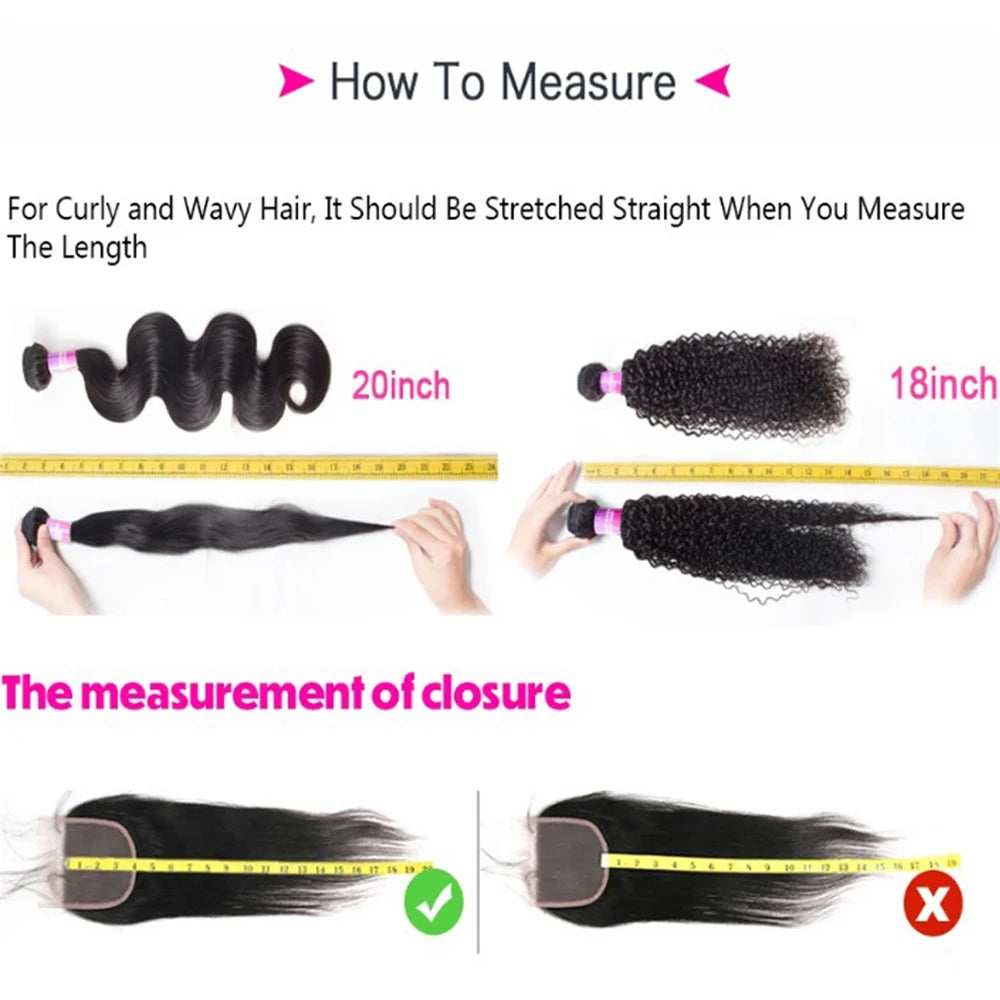 #4 Dark Brown Body Wave Bundles 1/3PCS Human Hair Bundles 18-30 Inches Remy Hair Extensions For Women Brazilian Double Weft Draw