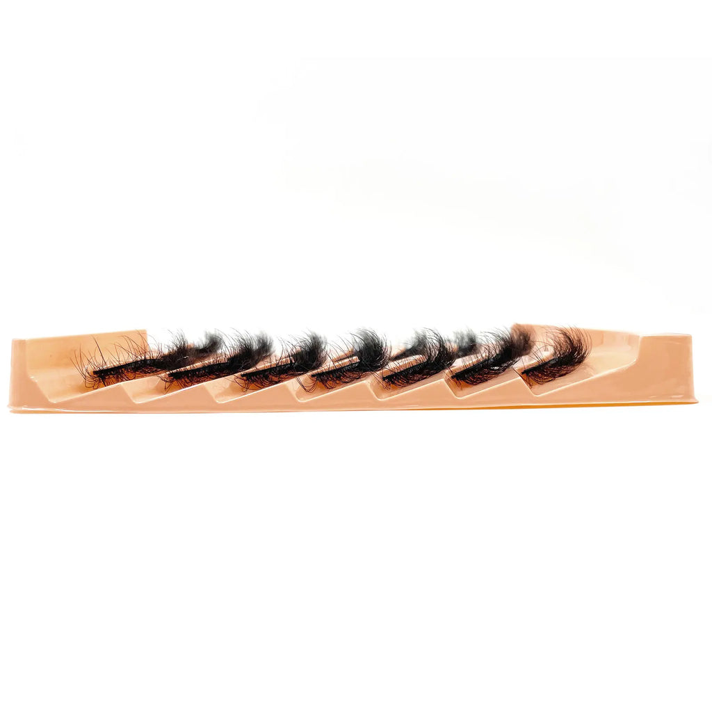 New 7 pairs of thick, 3D simulation mink fur fake eyelashesshort, dramatic fake eyelashes  wholesale full line fake eyelash make