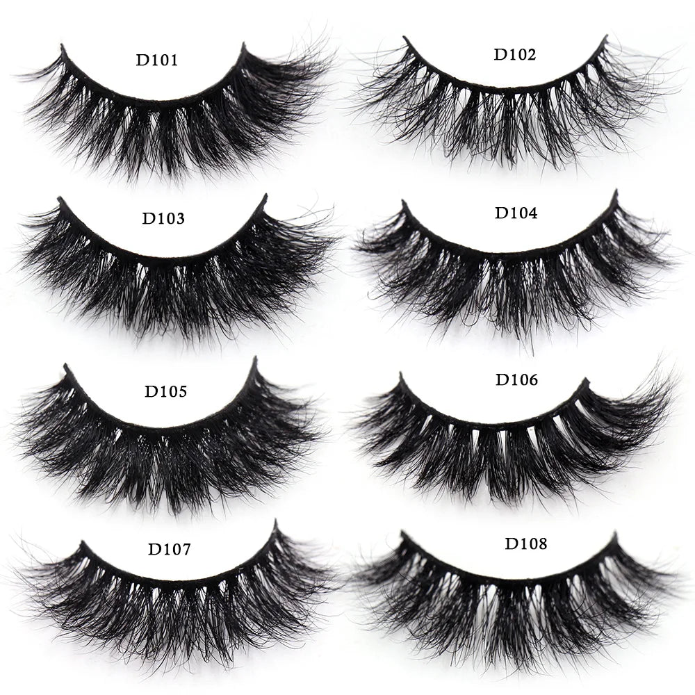 LEHUAMAO Eyelashes 3D Mink Lashes natural mink lashes for daily wear soft lashes Eyelash extension real Eyelash for makeup D103