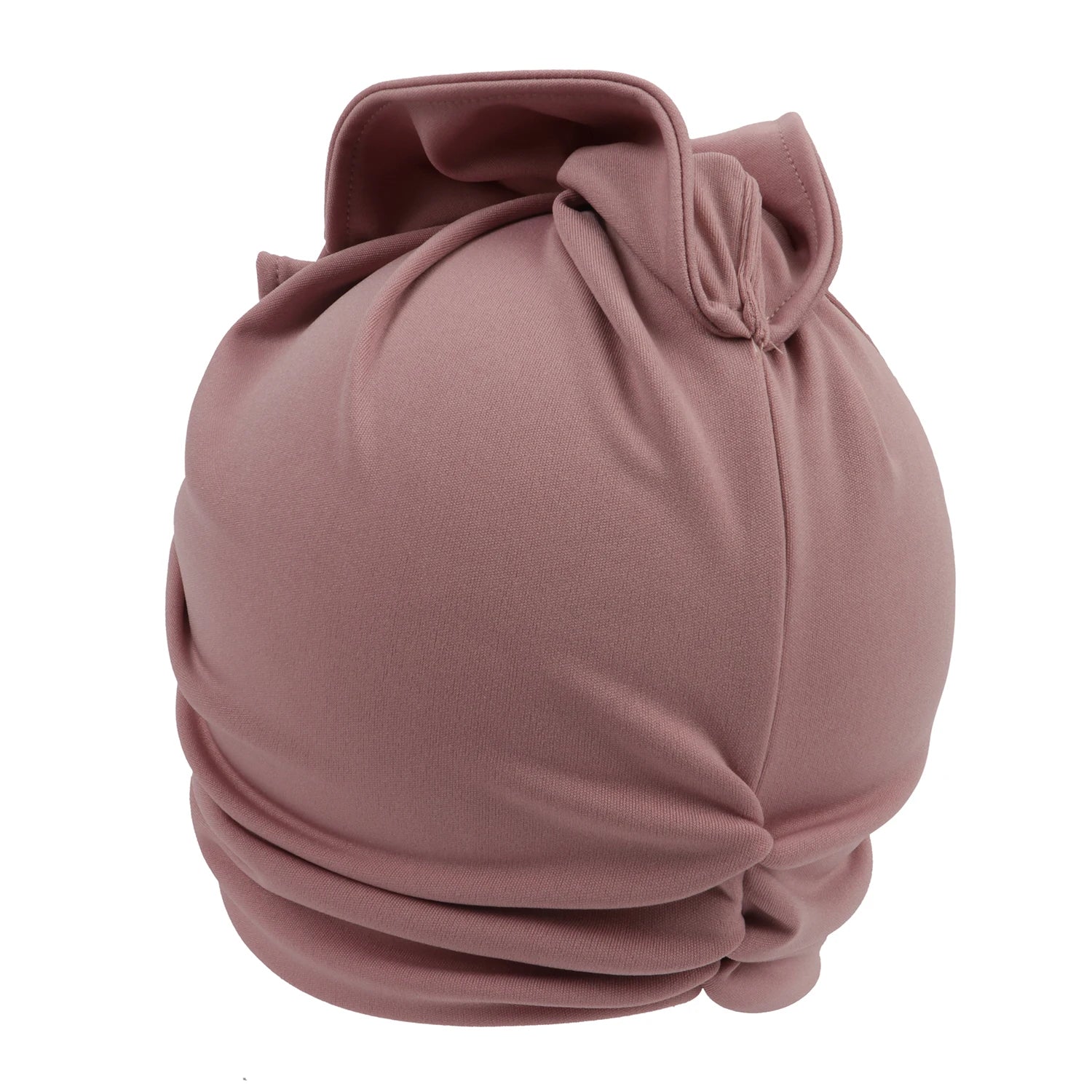 Ruffled Turban Cap for Women
