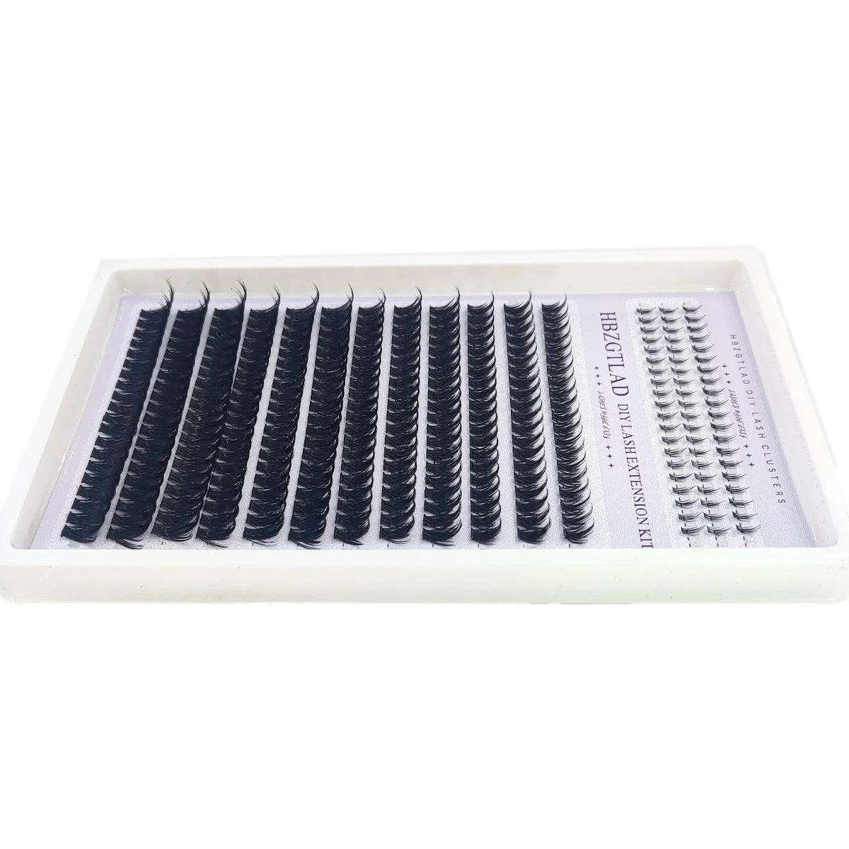 HBZGTLAD Spike eyelash clusters Wispy Cluster eyelash extensions mink strips lower eyelashes fairy hair combinations eyelash clu