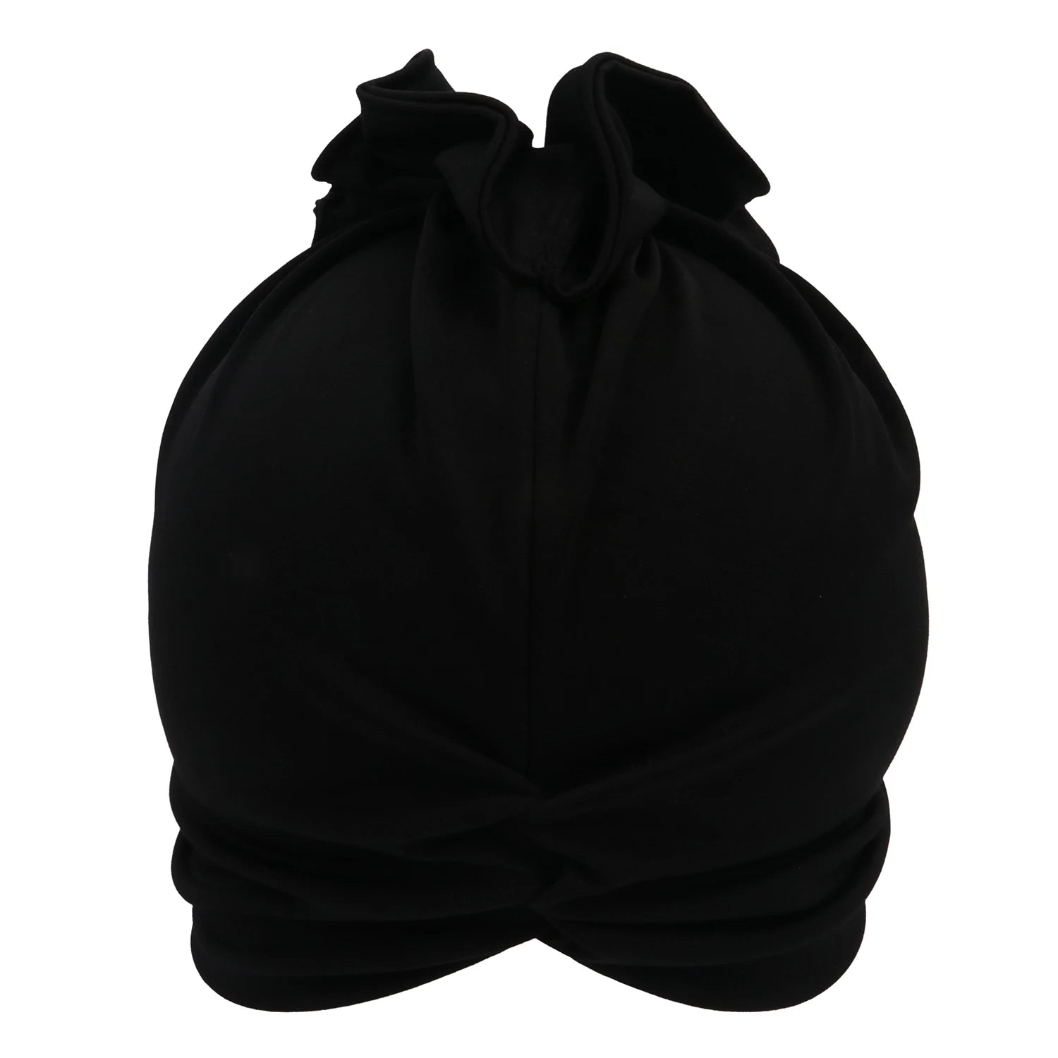 Ruffled Turban Cap for Women