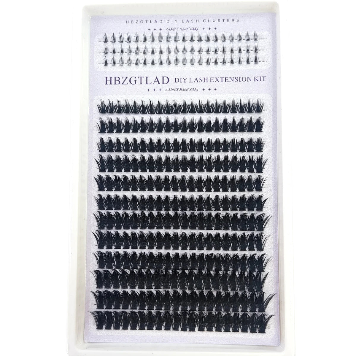 HBZGTLAD Spike eyelash clusters Wispy Cluster eyelash extensions mink strips lower eyelashes fairy hair combinations eyelash clu