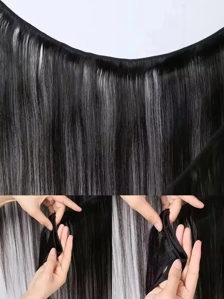 26 28 30 40 Inches Straight Human Hair Bundles Brazilian Raw Remy Weave 100% Unprocessed Extension Weft Natural Black For Women