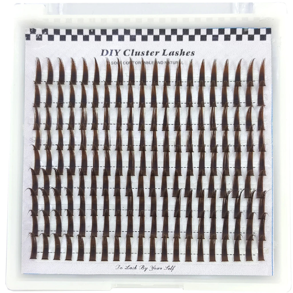 HBZGTLAD Spike eyelash clusters Wispy Cluster eyelash extensions mink strips lower eyelashes fairy hair combinations eyelash clu