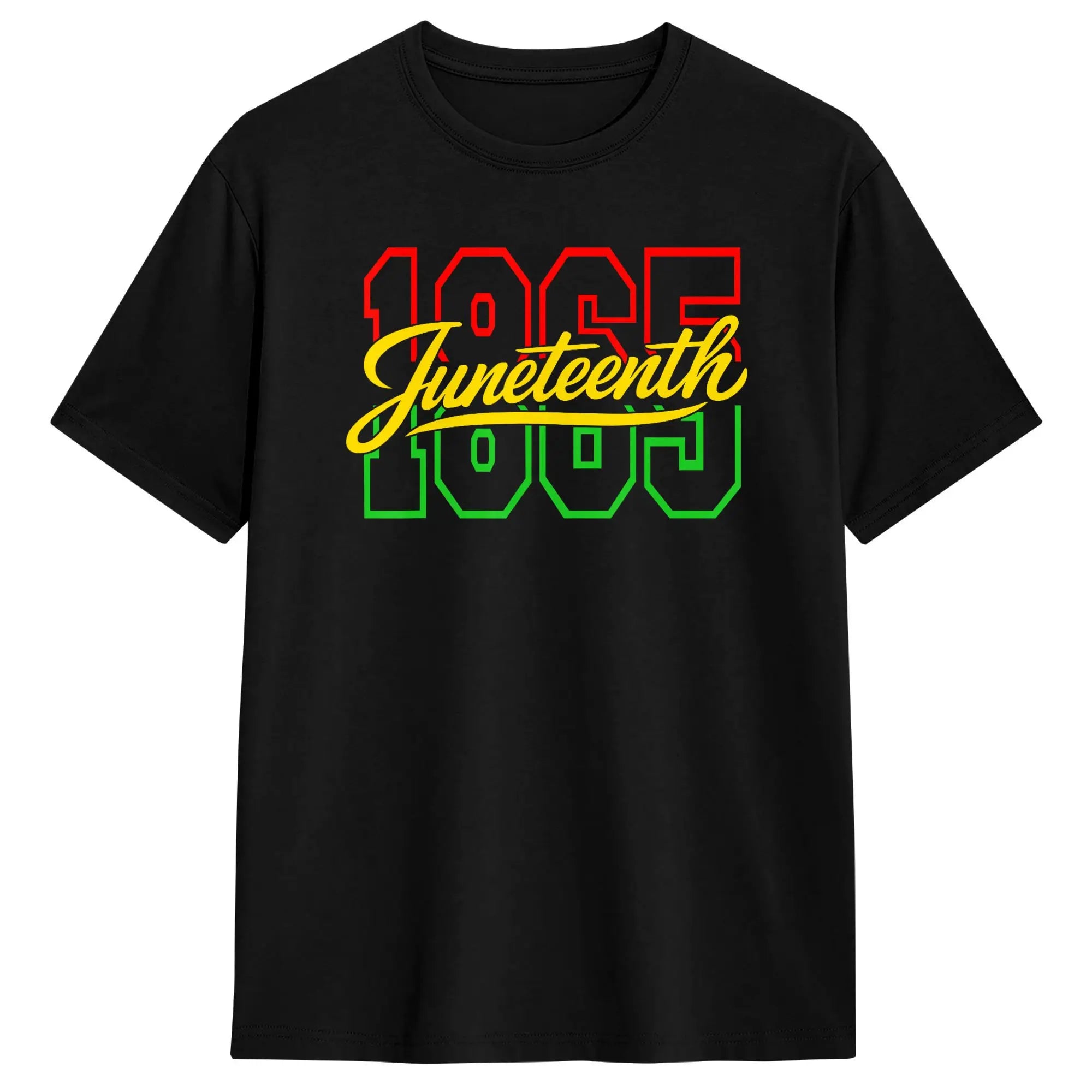 Juneteenth Heart Fists Black History Melanin T Shirt Men's  Cotton Casual T-Shirts Crewneck  Tees Short Sleeve Clothes Gift Idea
