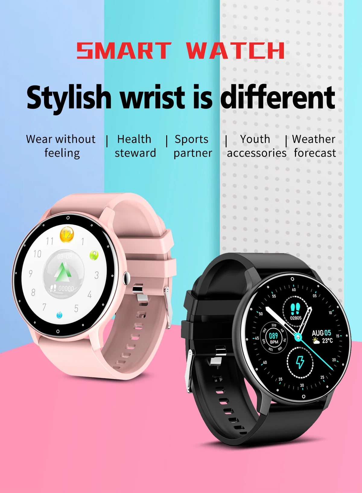 LIGE Fashion Smart Watch Men Sports Fitness Health Monitor New Watches IP67 Waterproof Bluetooth Call For Android ios Smartwatch