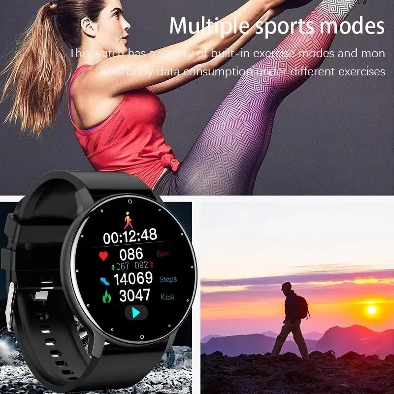 LIGE Fashion Smart Watch Men Sports Fitness Health Monitor New Watches IP67 Waterproof Bluetooth Call For Android ios Smartwatch