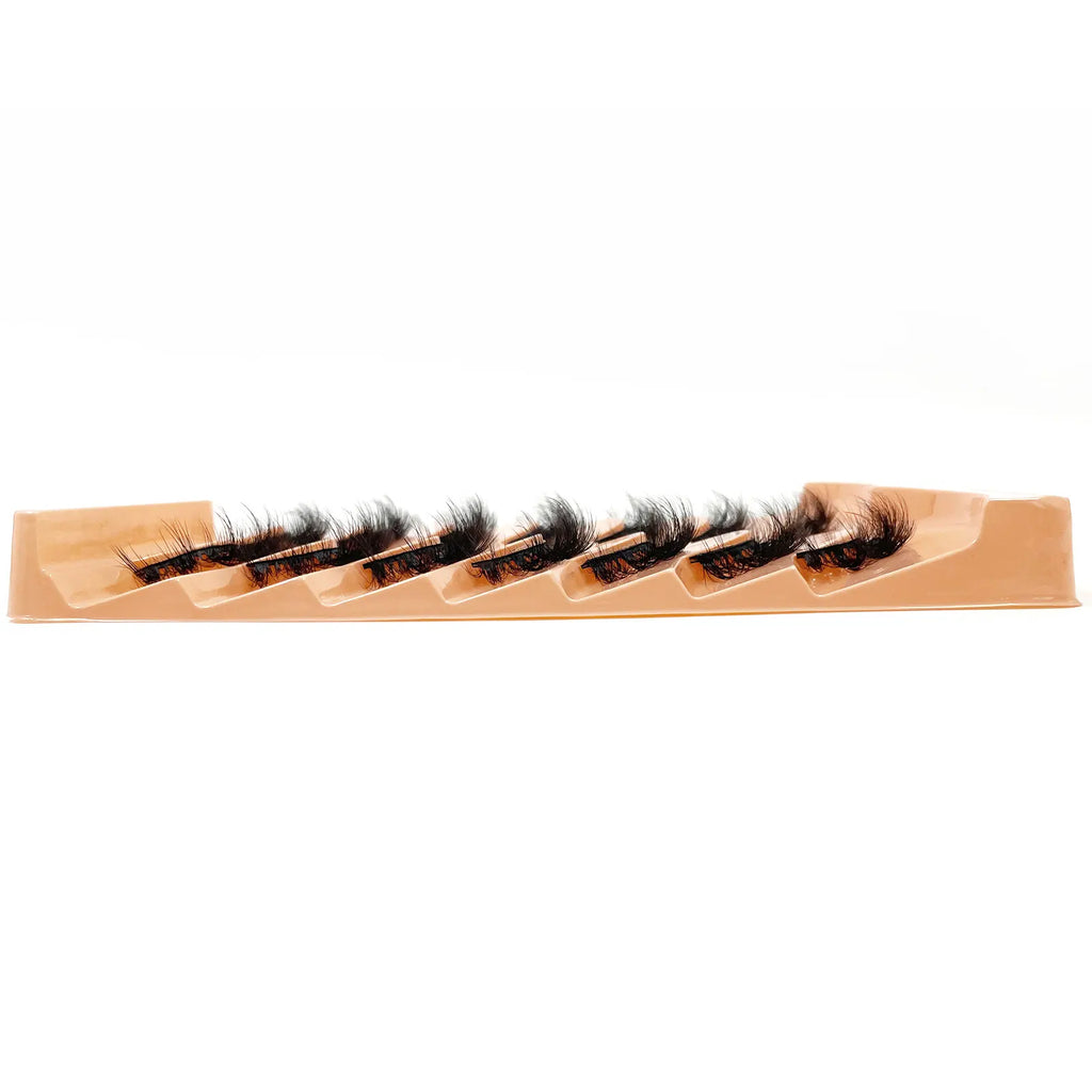 New 7 pairs of thick, 3D simulation mink fur fake eyelashesshort, dramatic fake eyelashes  wholesale full line fake eyelash make