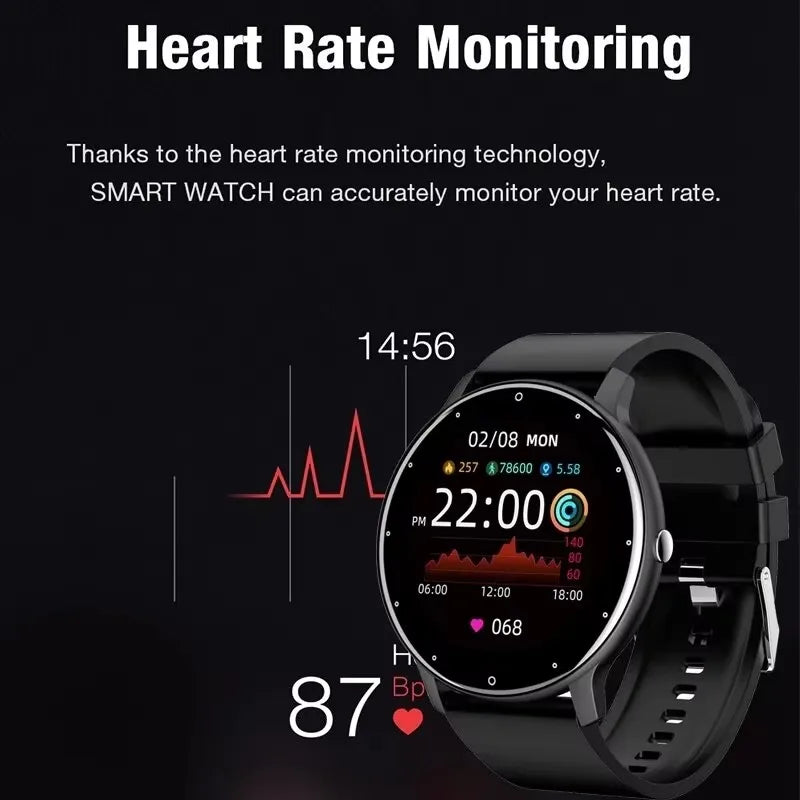 LIGE Fashion Smart Watch Men Sports Fitness Health Monitor New Watches IP67 Waterproof Bluetooth Call For Android ios Smartwatch