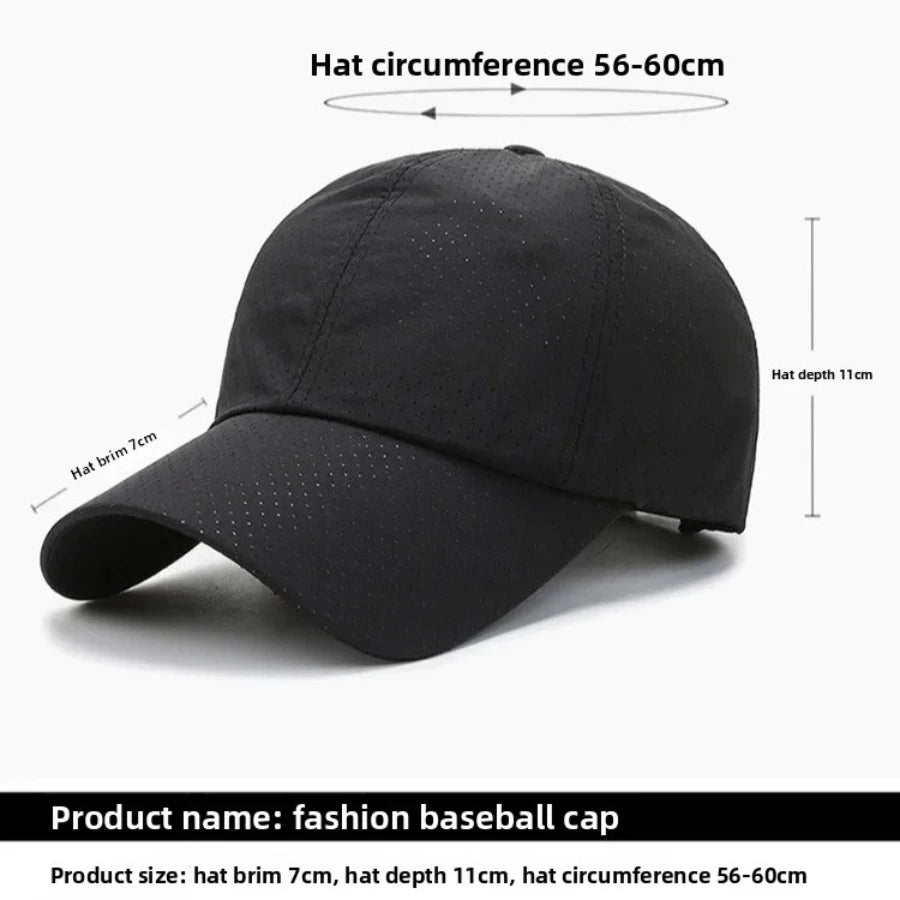 Spring Summer Solid Color Hats for Men Mesh Cap Baseball Cap Women Autumn Sunscreen Hat Mesh Breathable Peaked Cap