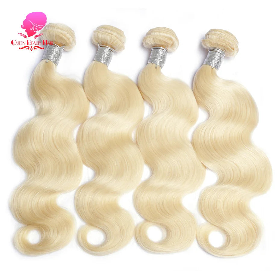 30 40 Inches 613 Honey Blonde Bundles Remy Human Hair Weave Bundles Double Track Peruvian Body Wave Bundles Human Hair Extension