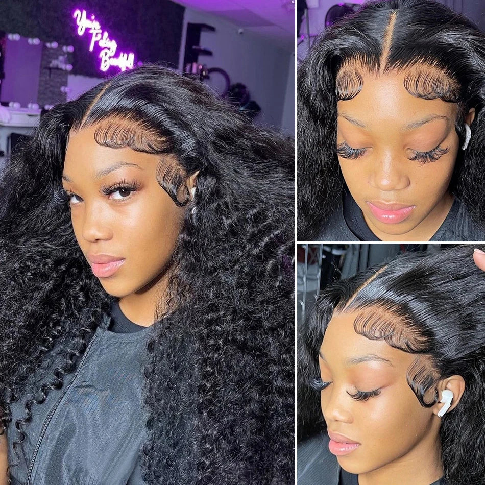Brazilian Deep Wave 13x4 Blonde Frontal Closure Loose Curly Human Hair Hd Lace Wig 13x6 Human Hair Lace Front Wig Without Glue