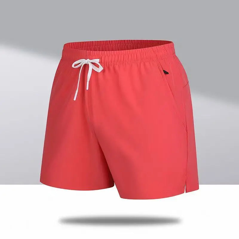 New Mens Sports Casual Sweatpants Summer Shorts Pockets Basic Solid Color Lightweight Pants Jogging Beach Shorts Streetwear Men
